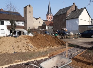 Bouleplatz im Pfarrgarten Heimersheim
