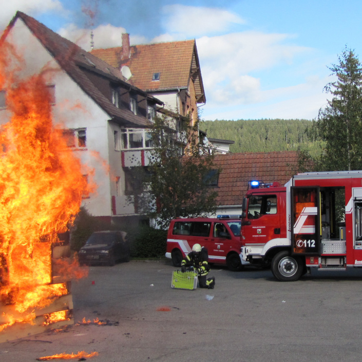Feuerlöschübungsanlage