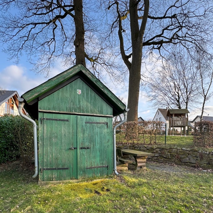 Holzbackofen an der Jennecker Viehwaage