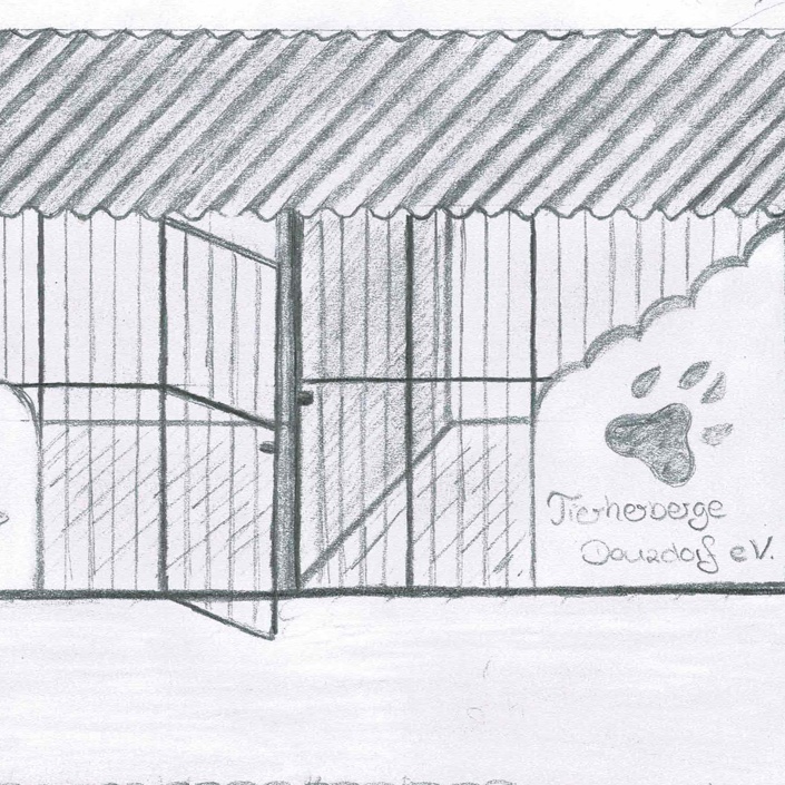 Auffangstation für Fundtiere.