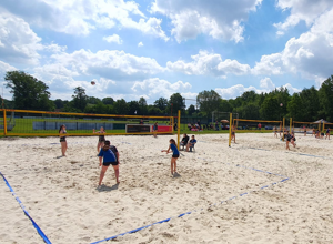 Neubau einer Außenterrasse für die Volleyball-Beachanlage des RSV