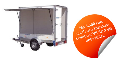 Neuer Vereinsanhänger