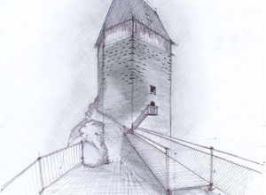 Burg Frauenstein - Ohne Treppe gehts nicht rein
