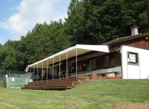 TC Aglasterhausen Neubau Terrassenüberdachung