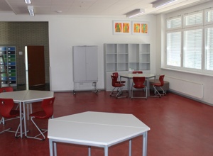 Workspace und Aufenthaltsbereich für die Oberstufe am TMG Oelde