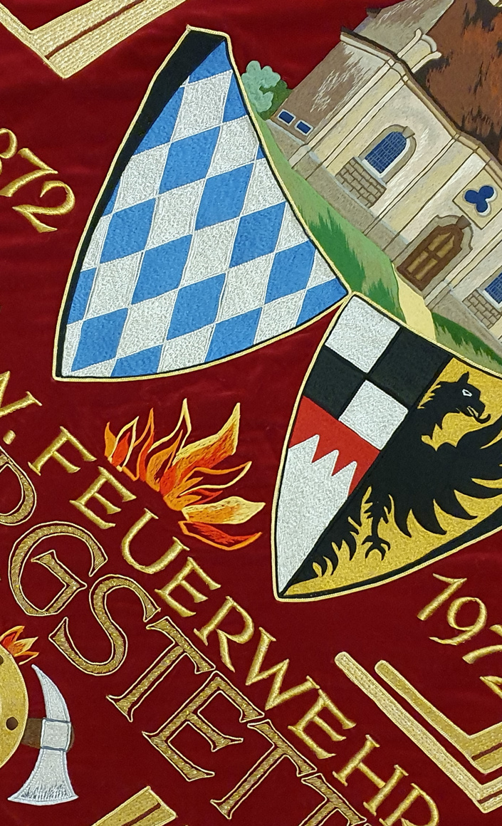 FF Wilburgstetten - Vereinsfahne Instandsetzen und Festschrift drucken