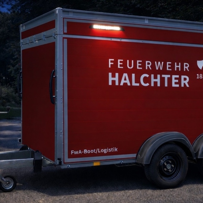 Anhänger für Jugendfeuerwehr und Einsatzabteilung Feuerwehr Halchter