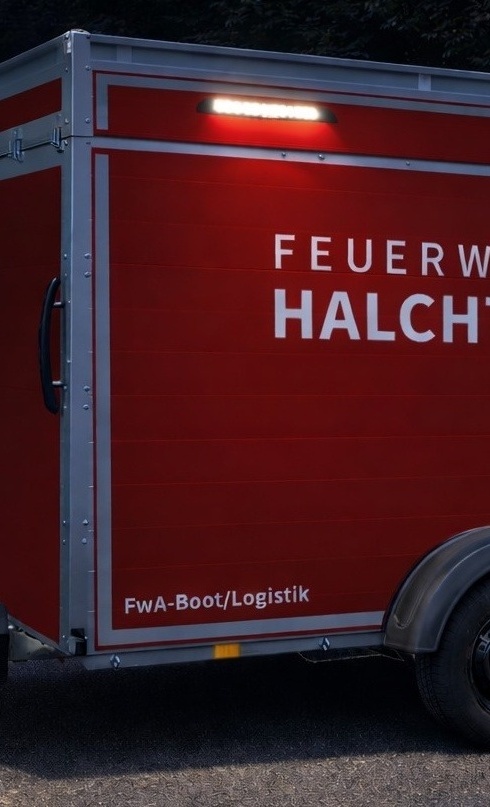 Anhänger für Jugendfeuerwehr und Einsatzabteilung Feuerwehr Halchter