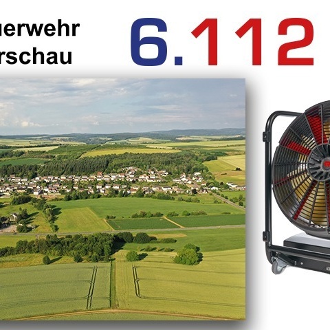 Ein Hochleistungslüfter für die Feuerwehr Werschau