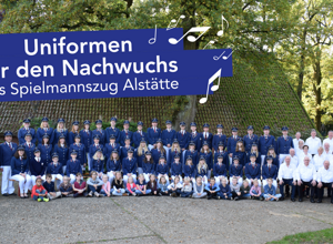 Uniformen für den Nachwuchs des Spielmannszug Alstätte