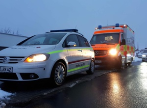 Einsatzfahrzeug für Helfer vor Ort des BRK Mitterteich