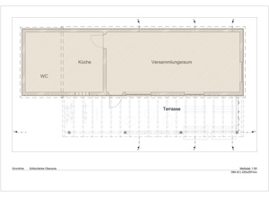 Wiederaufbau Vereinsheim "Grille" - Teilprojekt Innen