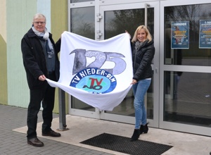 Fahnen Jubiläumsjahr 2018 des TV 1893 Nieder-Olm