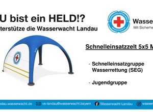 Einsatzzelt Wasserrettung