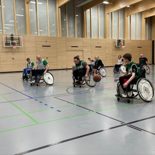 Probestunde Rollstuhlbasketball