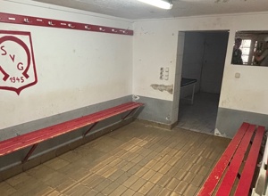 Renovierung der Kabine des SV Gommersheim