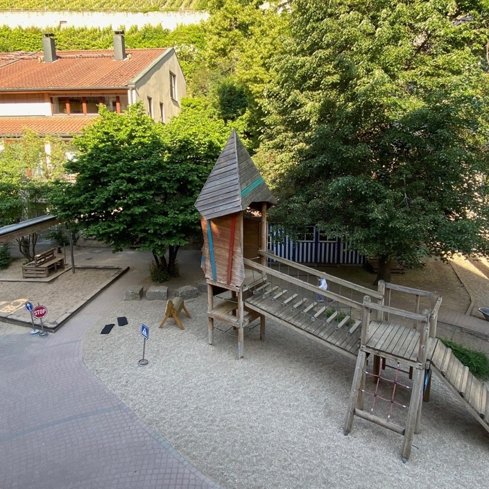 Neugestaltung des Aussenbereiches des Kindergarten St. Burkard