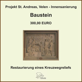 Baustein &quot;Renovierung eines Kreuzwegreliefs&quot;