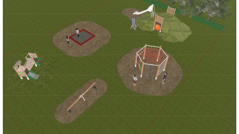 Spielplatzneugestaltung Alsdorf/ Eifel