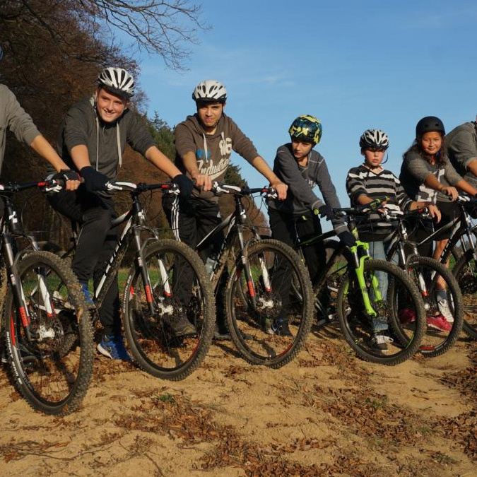 Mountainbike-Fahrräder für die Schule