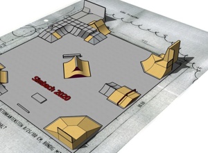Umbau des Skatepark in Simbach am Inn