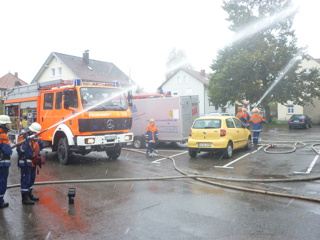 Übung der Jugendfeuerwehr bei Ihnen