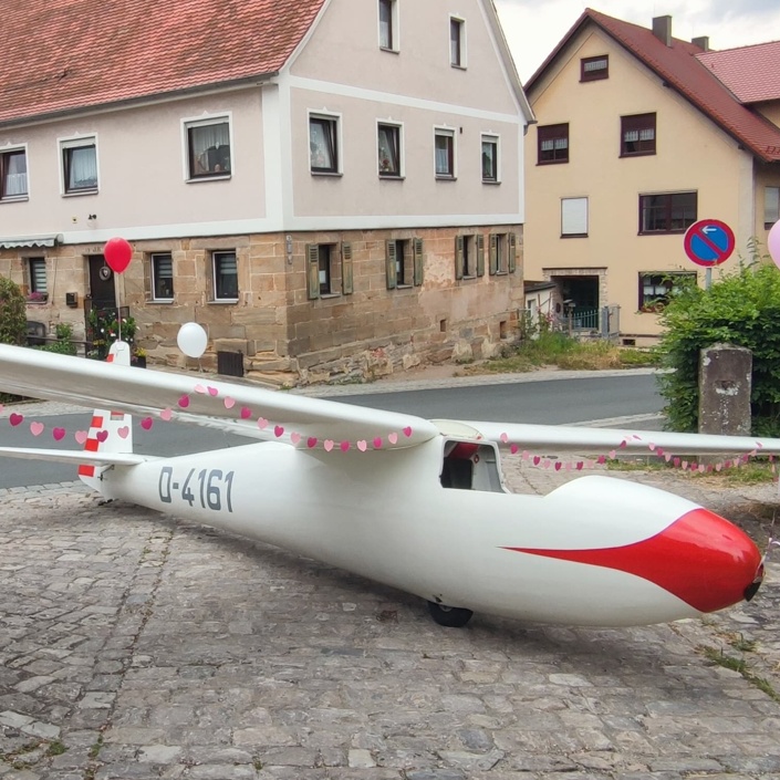 Restaurierung unseres Segelflugzeuges KA6 für Schulungszwecke