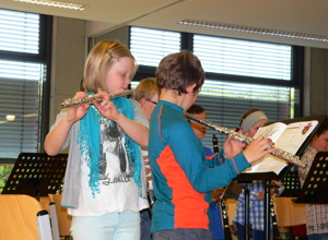 Bläserklasse an der Grundschule Isny