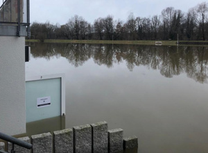 Behebung der Hochwasserschäden am Vereinsheim
