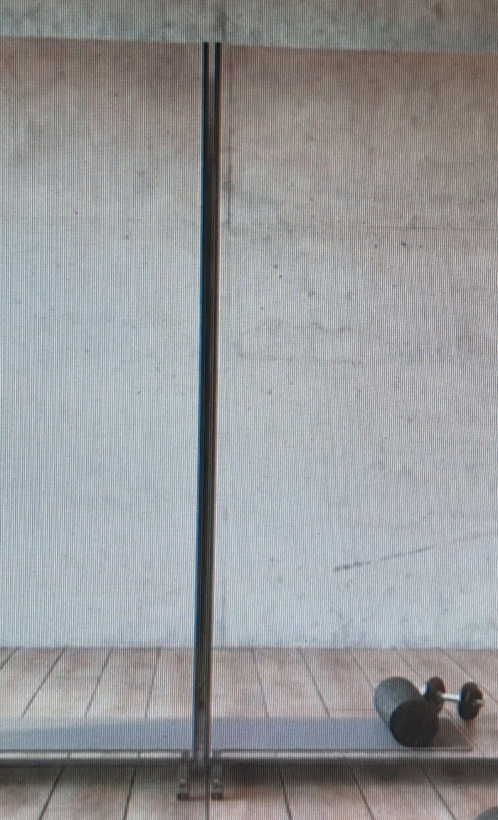 Mobile Folienspiegelwand