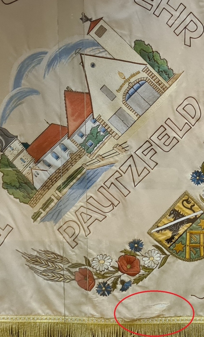 Restauration unserer Vereinsfahne