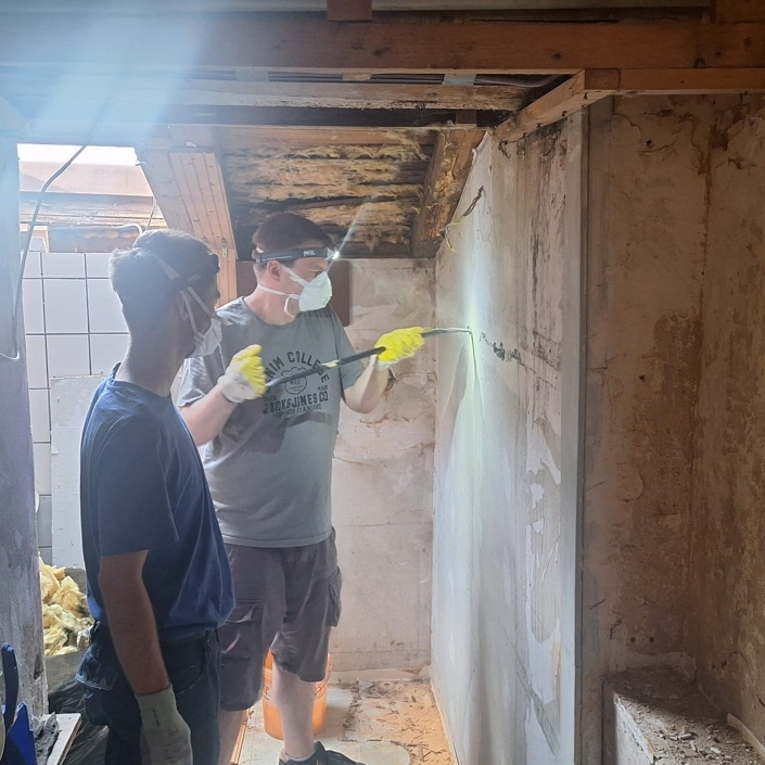 Renovierung der Wohnung für unser hopetown WG Projekt
