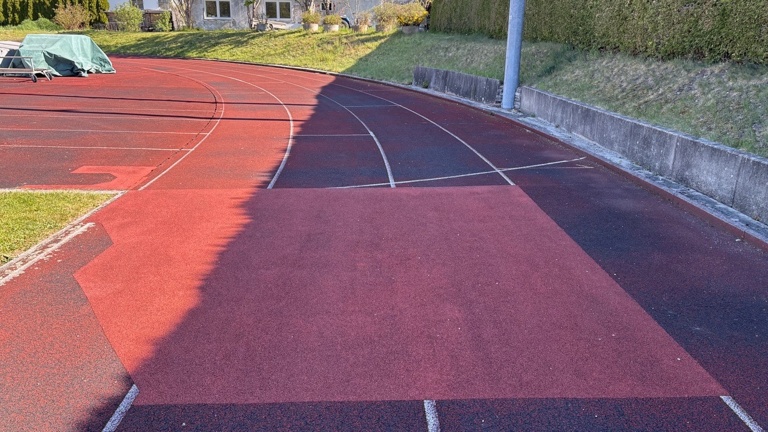 Sanierung der Tartanbahn