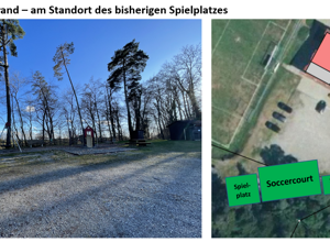 Neubau Soccercourt auf dem Sportgelände des SV Winterstettenstadt