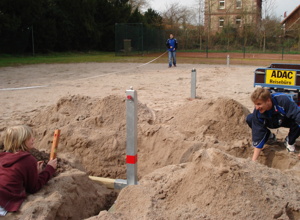 Ausbau Treffpunkt Beachvolleyballanlage im Turngarten