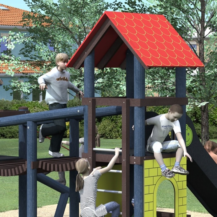 Spielturm Spielplatz Mambach