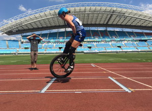 Einradteam des SSV Nümbrecht auf dem Weg zur WM