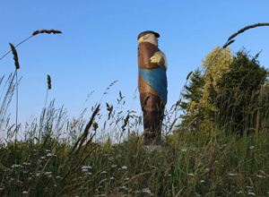 Figurenbeuten für Bienen im Aischgrund