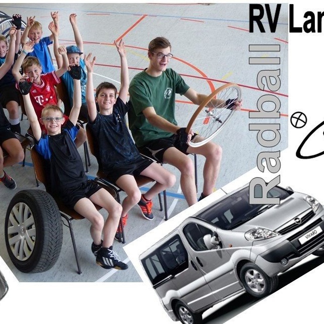 9-Sitzer Bus für den Transport der Radballkids
