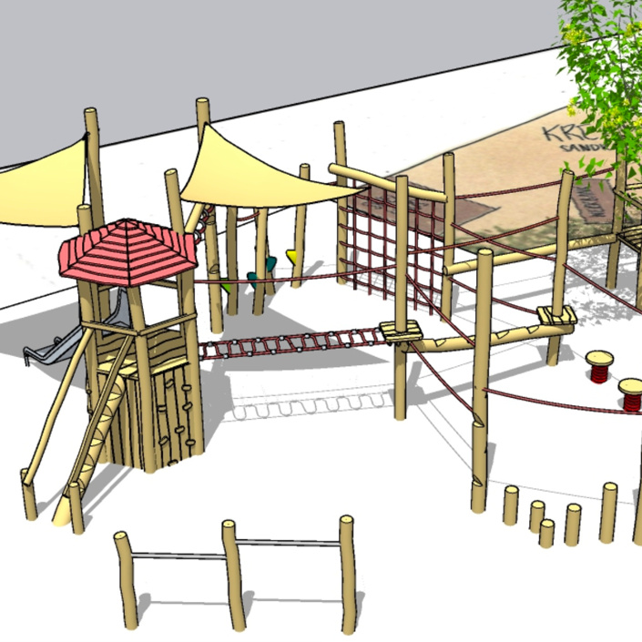 Neuer Spielplatz für den Kindergarten St. Josef in Hammelburg