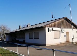 Sportheim des SV Rotfelden benötigt eine Sanierung der Außenfassade