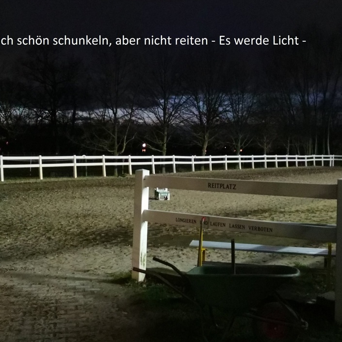 Reitplatz Außenbeleuchtung