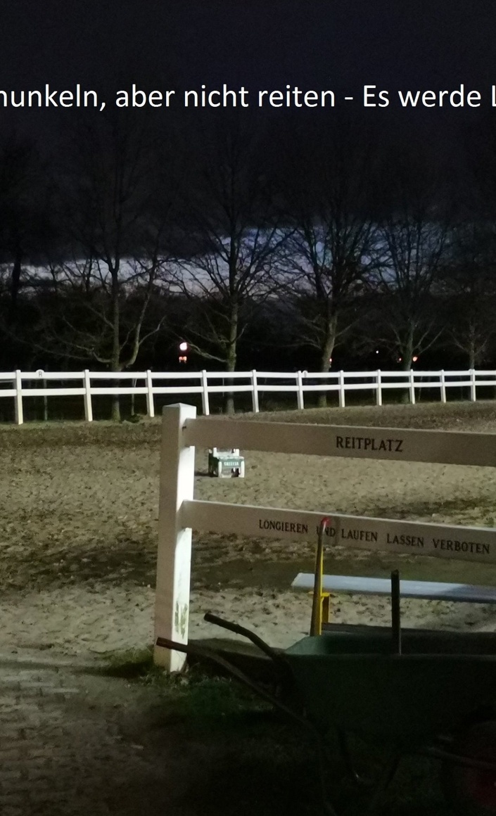 Reitplatz Außenbeleuchtung