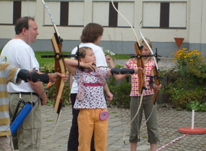 Bogensport für die Schüler-Freizeit