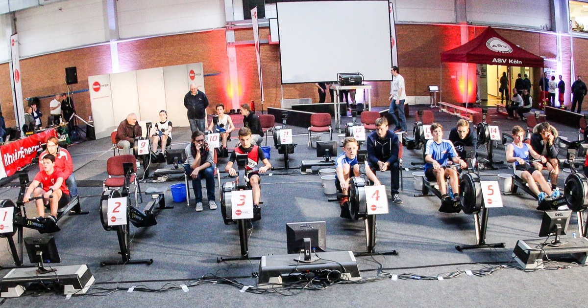 Indoor Ruder Challenge für Köln am 8.12.2018 - Viele schaffen mehr