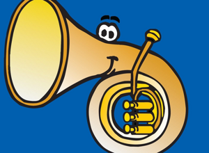 Musikzubehör für eine Bläserklasse