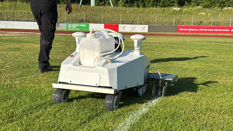 Makierroboter für unsere Stadt. Lightnings unser Team