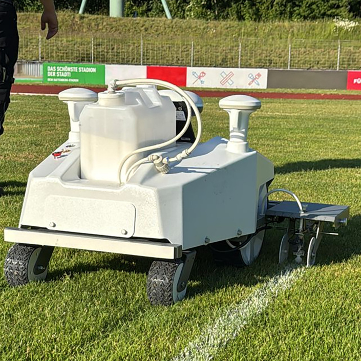Makierroboter für unsere Stadt. Lightnings unser Team