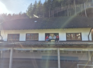 Terrasse am Sportgelände der Sportfreunde Obersimonswald