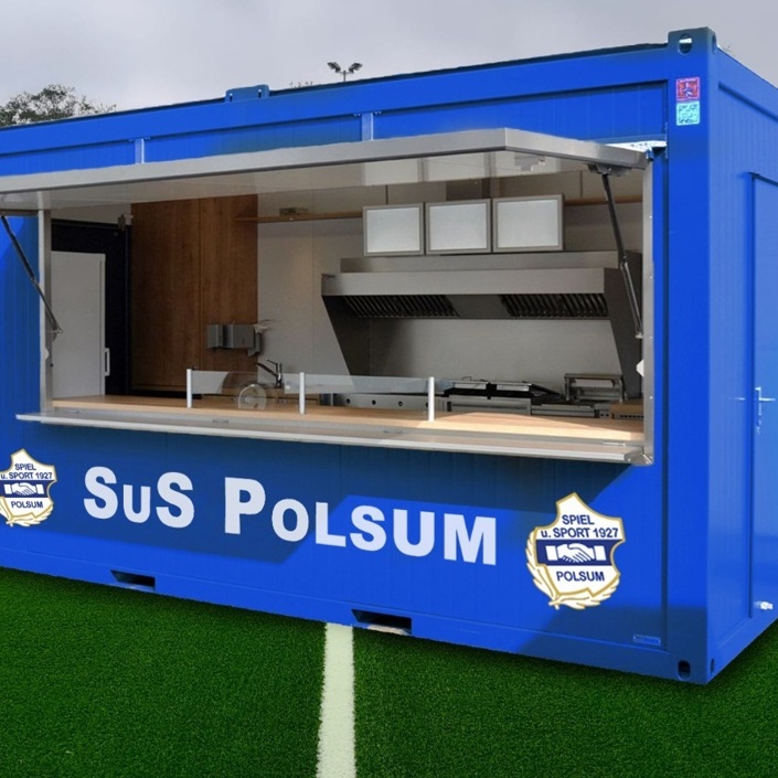 Neuer Verkaufscontainer für den SuS Polsum